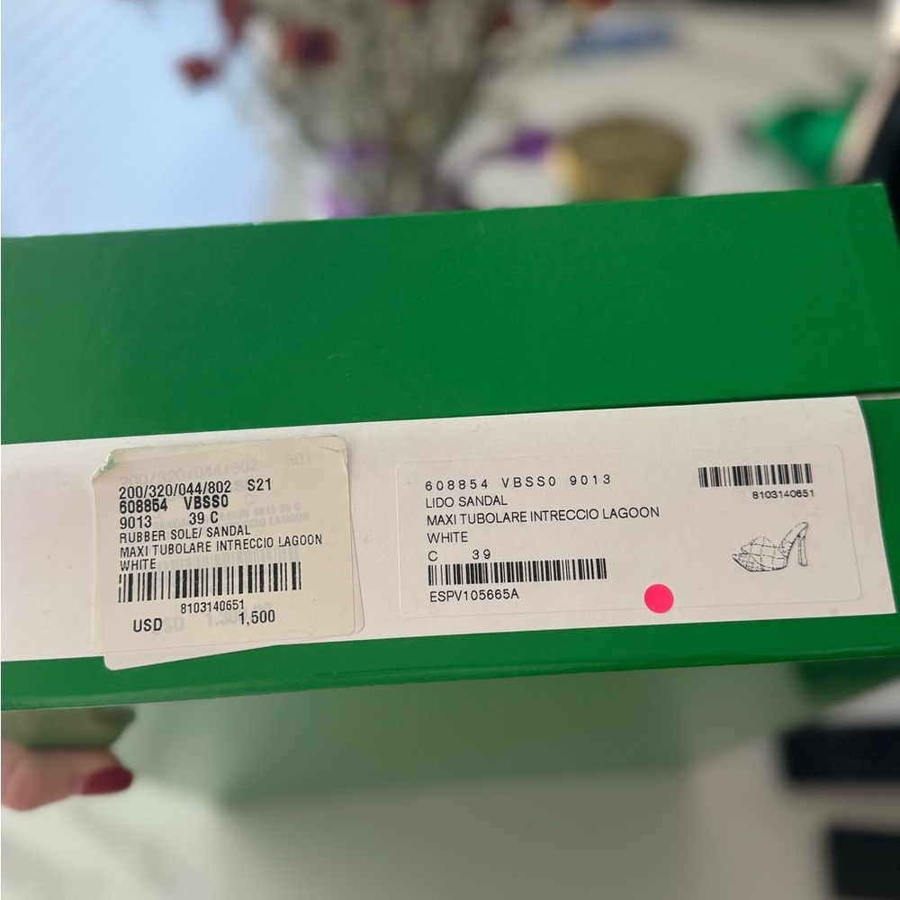 Lido Sandal White by Bottega Veneta